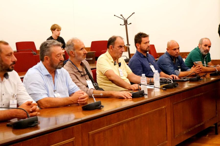 Συνάντηση του προέδρου του ΣΥΡΙΖΑ-ΠΣ, Σωκράτη Φάμελλου με αντιπροσωπεία της Πανελλαδικής Επιτροπής Μπλόκων