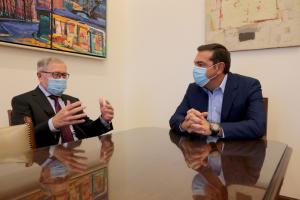 Αλέξης Τσίπρας και Κλάους Ρέγκλινγκ