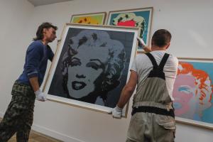 Ένα από τα έργα του διάσημου καλλιτέχνη Andy Warhol