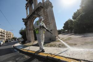 Κορωνοϊός απολύμανση