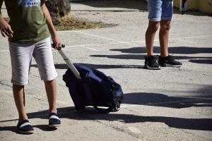 Σχολείο μαθητής τσάντα