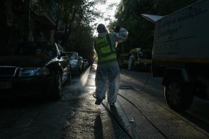 Απολύμανση κορωνοϊός