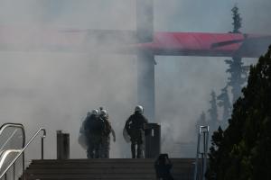 Αστυνομία ΜΑΤ χημικά