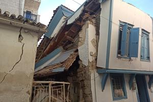 Καταστροφές στη Σάμο μετά τον σεισμό