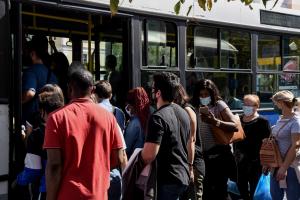 Συγκοινωνίες λεωφορεία συνωστισμός κορωνοϊός