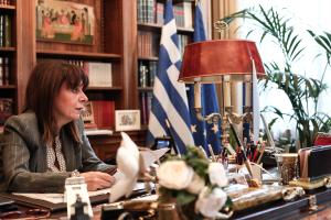 Η Κατερίνα Σακελλαροπούλου