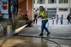Απολύμανση σε σχολείο λόγω κορωνοϊού