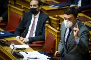 Ο Βασίλης Κικίλιας στη Βουλή