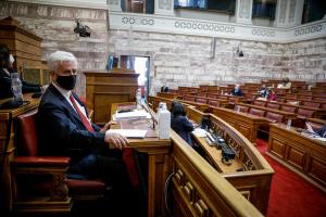 Ο Αθανάσιος Κουτρομάνος στη Βουλή