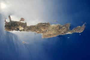 Η Κρήτη από δορυφόρο