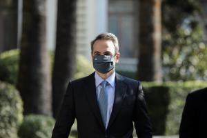 Ο Κυριάκος Μητσοτάκης στο Προεδρικό Μέγαρο