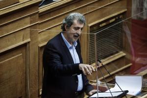 Ο Παύλος Πολάκης στη Βουλή