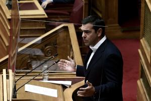 Ο Αλέξης Τσίπρας στη Βουλή