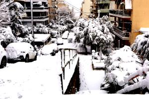 Χιόνια στην Κυψέλη
