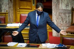 Ο Θόδωρος Λιβάνιος στη Βουλή
