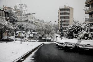 Χιόνια Θεσσαλονίκη Χιόνη