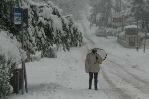 Χιόνι καιρός