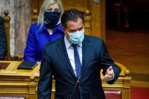 Ο Άδωνις Γεωργιάδης στη Βουλή