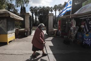 Ο Εθνικός Κήπος στην Αθήνα εν μέσω lockdown