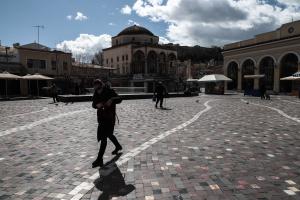 Lockdown στην Αθήνα και στο Μοναστηράκι