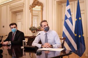 Κυριάκος Πιερρακάκης και Κυριάκος Μητσοτάκης