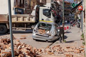 Ζημιές στο Μεσοχώρι από τον σεισμό