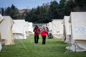 Σκηνές σεισμός Δαμάσι Ελασσόνα