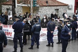 ΔΙΑΜΑΡΤΥΡΙΑ ΥΓΕΙΟΝΟΜΙΚΩΝ ΝΟΣΟΚΟΜΕΙΟ ΠΑΠΑΝΙΚΟΛΑΟΥ ΕΠΙΣΚΕΨΗ ΜΗΤΣΟΤΑΚΗ ΕΓΚΑΙΝΙΑ ΜΕΘ