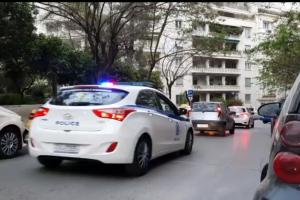Περιπολικό στο Κολωνάκι