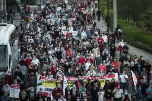 ΠΟΡΕΙΑ ΔΙΑΔΗΛΩΣΗ ΕΕΔΥΕ ΓΙΑ ΤΗΝ ΠΑΛΑΙΣΤΙΝΗ