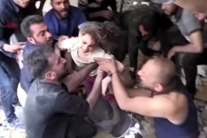 Διάσωση κοριτσιού στη Λωρίδα της Γάζας