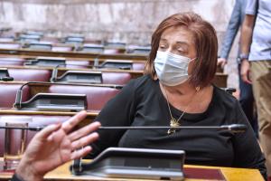 Η Μαριέττα Γιαννάκου στη Βουλή