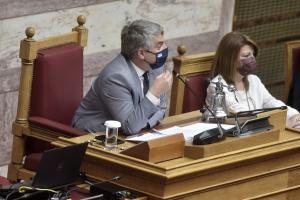 Ο Οδυεσσάς Κωνσταντινόπουλος στη Βουλή