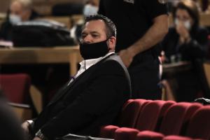 Ο Γιάννης Λαγός στο δικαστήριο