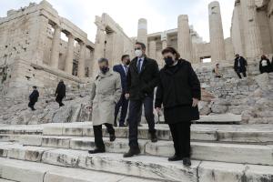 Λίνα Μενδώνη και Κυριάκος Μητσοτάκης