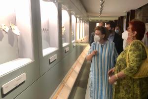 Η Λίνα Μενδώνη στα εγκαίνια του μουσείου Χαλκίδας