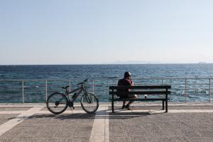 Ποδήλατο σε παραλία