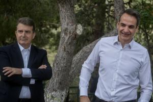 Μιχάλης Χρυσοχοΐδης και Κυριάκος Μητσοτάκης