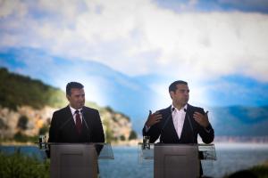 Ζόραν Ζάεφ και Αλέξης Τσίπρας