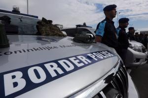 Περιπολία ανδρών της FRONTEX στα σύνορα της Βουλγαρίας.