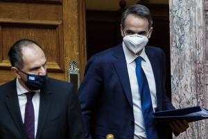 Γιώργος Γεραπετρίτης και Κυριάκος Μητσοτάκης