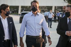 Ο Κυριάκος Μητσοτάκης και ο Λευτέρης Αυγενάκης