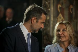 Κυριάκος Μητσοτάκης και Μαρέβα Γκραμπόφσκι