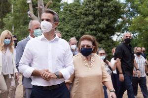 Κυριάκος Μητσοτάκης και Λίνα Μενδώνη