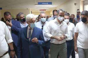 Ο Κυριάκος Μητσοτάκης στο ΠΑΓΝΗ