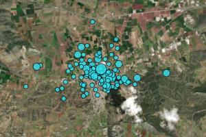 ΘΗΒΑ ΣΕΙΣΜΟΙ ΧΑΡΤΗΣ ΓΕΩΔΥΝΑΜΙΚΟ 12072021