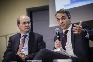 Κωστής Χατζηδάκης και Κυριάκος Μητσοτάκης