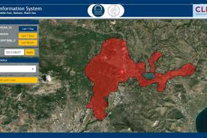 Αστεροσκοπείο καμένες εκτάσεις