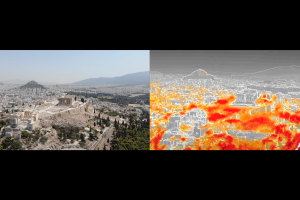 αθηνα καυσωνας drone