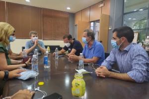 Ο Μιχάλης Χρυσοχοΐδης σε σύσκεψη στην Αρχαία Ολυμπία